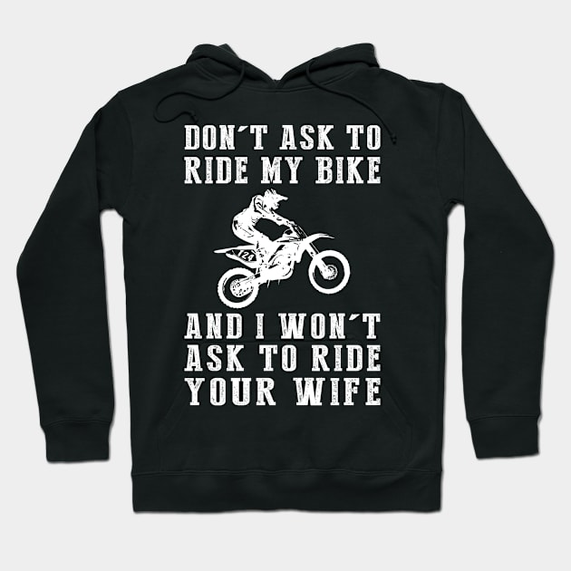 Dirt-Bike Respect T-Shirt Hoodie by MKGift